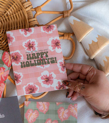 Happy Holidays in Hibiscus | Holiday Card