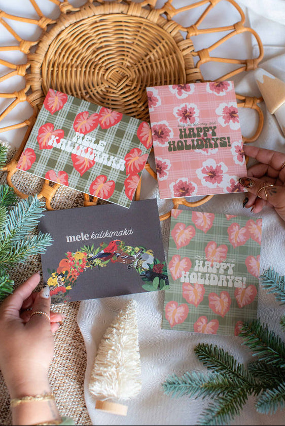 Happy Holidays in Hibiscus | Holiday Card