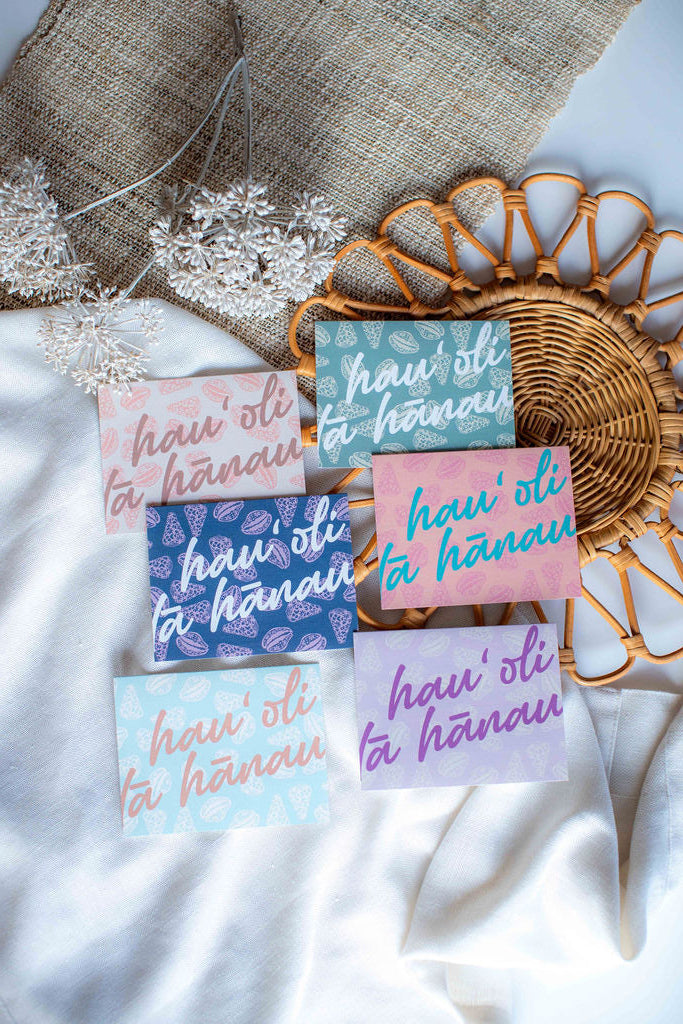 HAU'OLI LĀ HĀNAU in Naupaka x Pupu | Greeting Card PACK