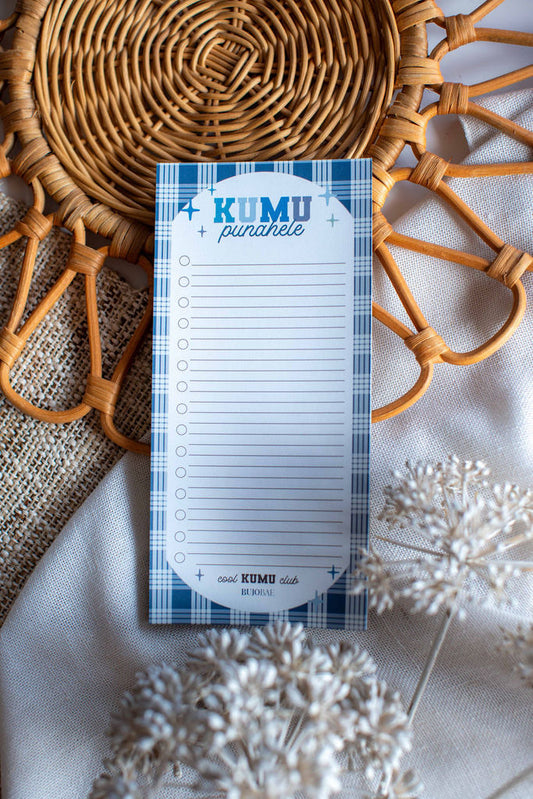 Kumu Punahele in Bold Blue I To Do List Notepad x COOL KUMU CLUB
