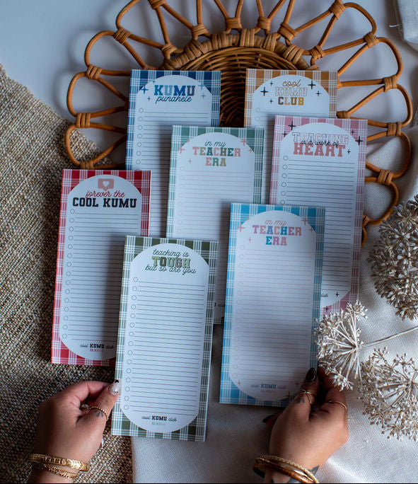 Teaching is Heart Work in Pink I To Do List Notepad x COOL KUMU CLUB