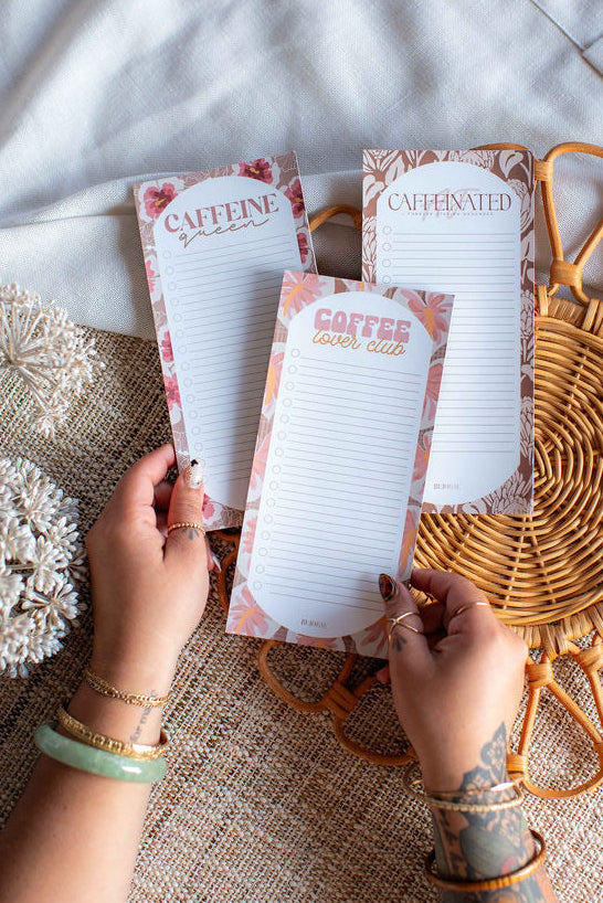 You, Me, & Coffee I To Do List Notepad PACK