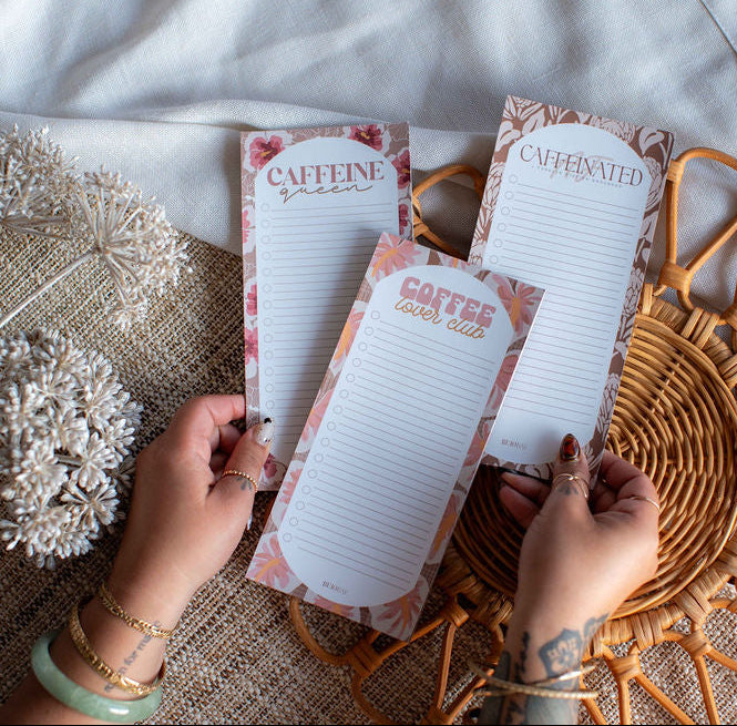 You, Me, & Coffee I To Do List Notepad PACK