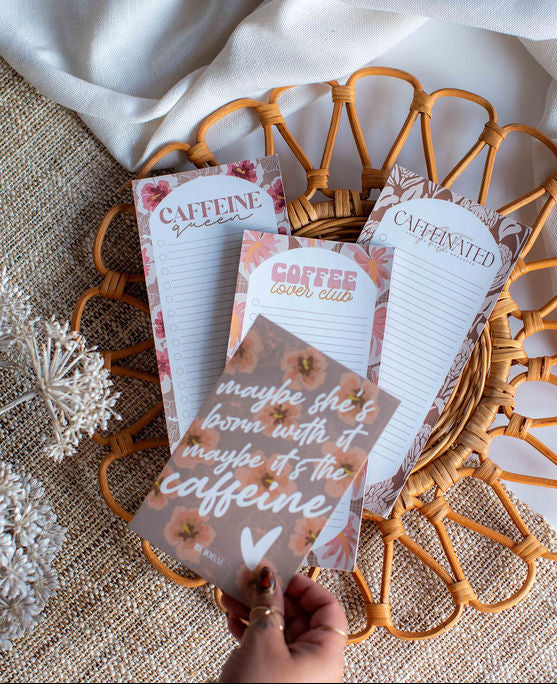 You, Me, & Coffee I To Do List Notepad PACK