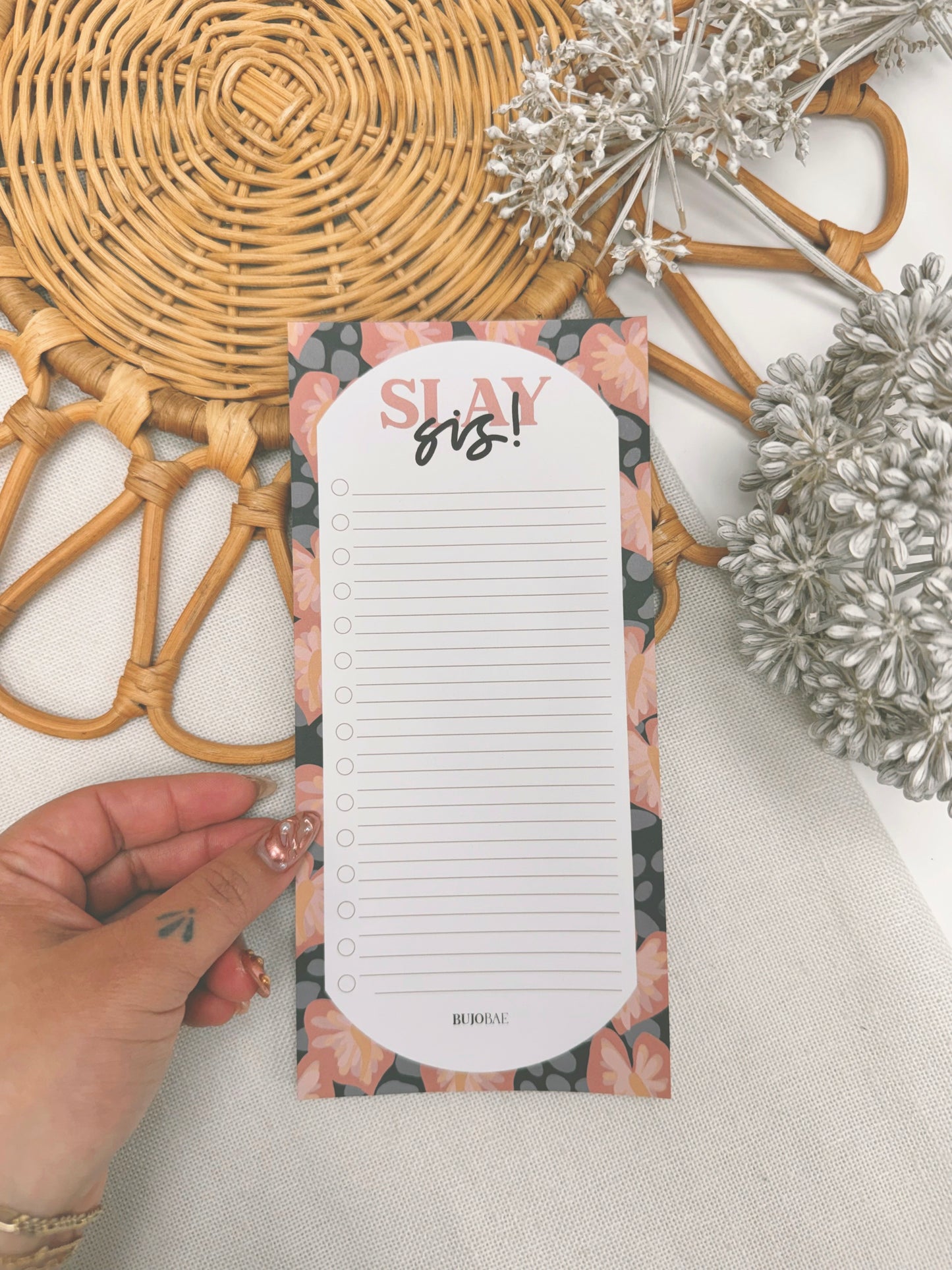 Slay Sis in Hilo Anthurium | To Do List Notepad