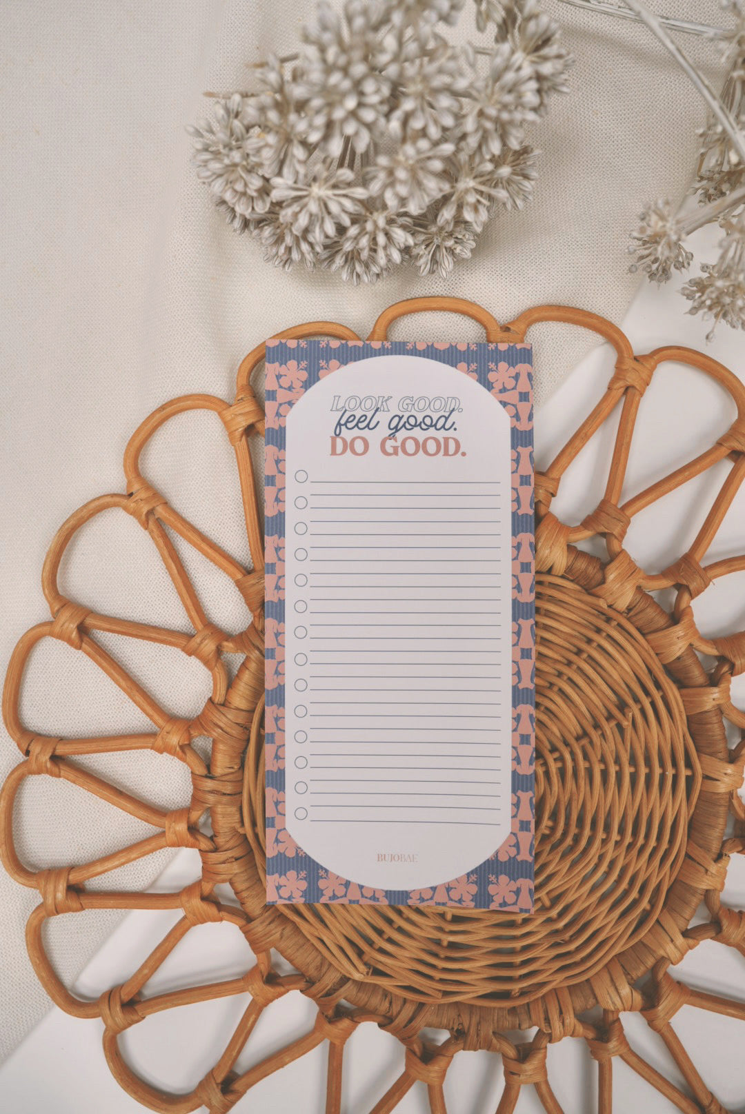 Look Good, Do Good | To Do List Notepad