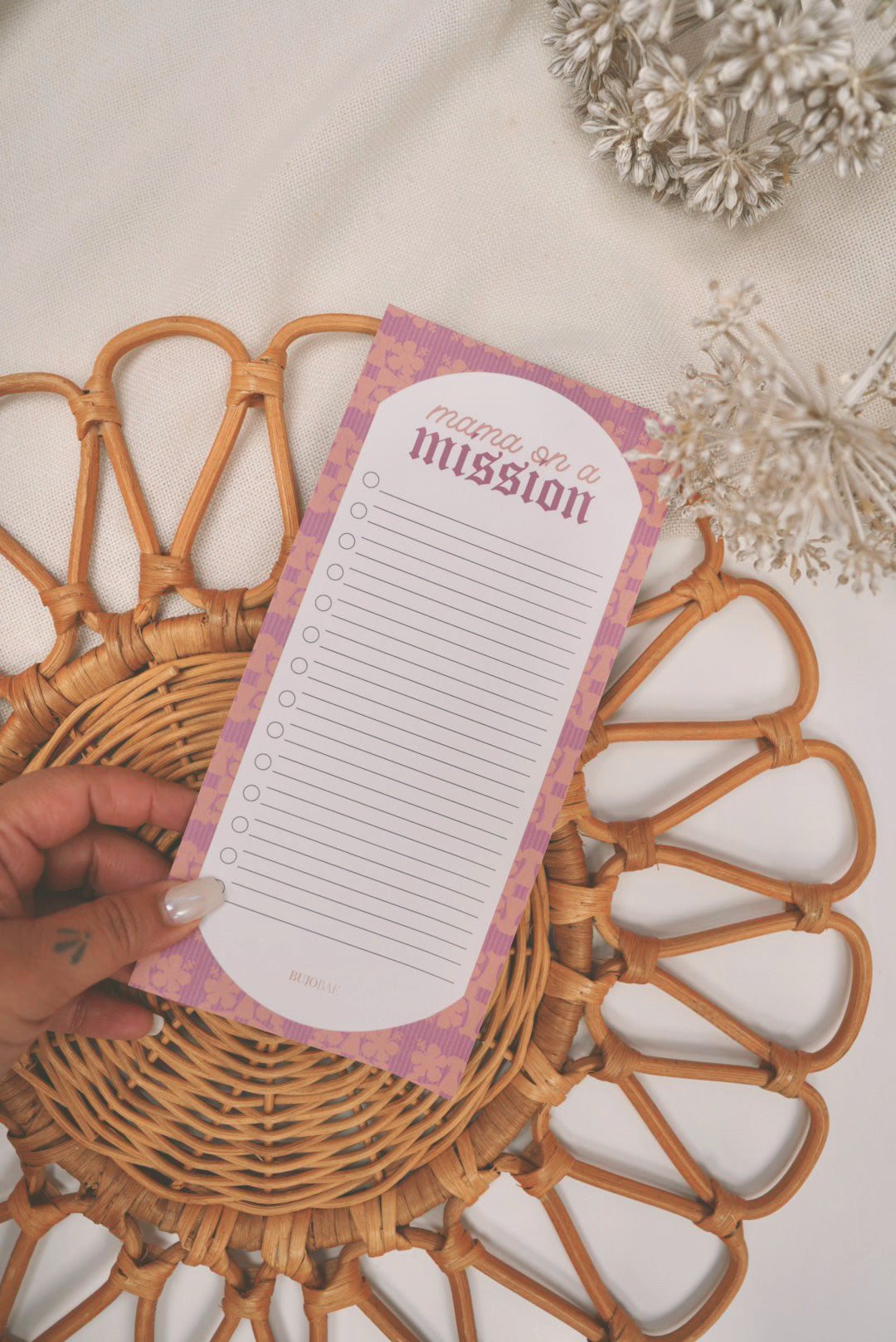 Mama On A Mission | To Do List Notepad