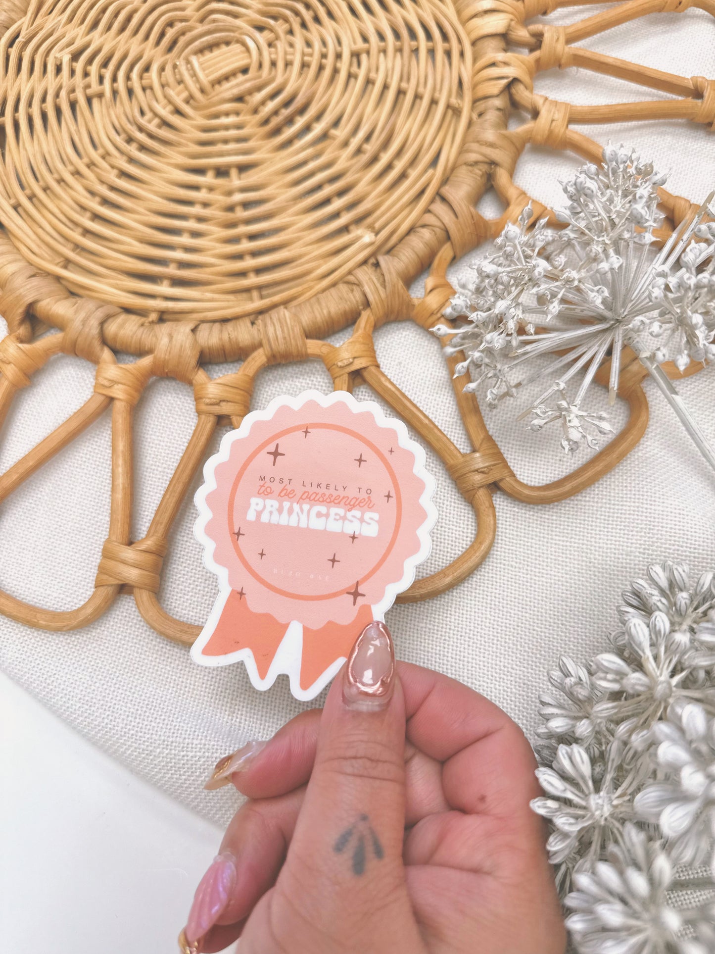 Passenger Princess Award | Vinyl Sticker
