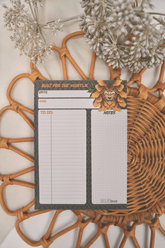 Stay Ready Bro in Peony Tiger | To Do List Notepad