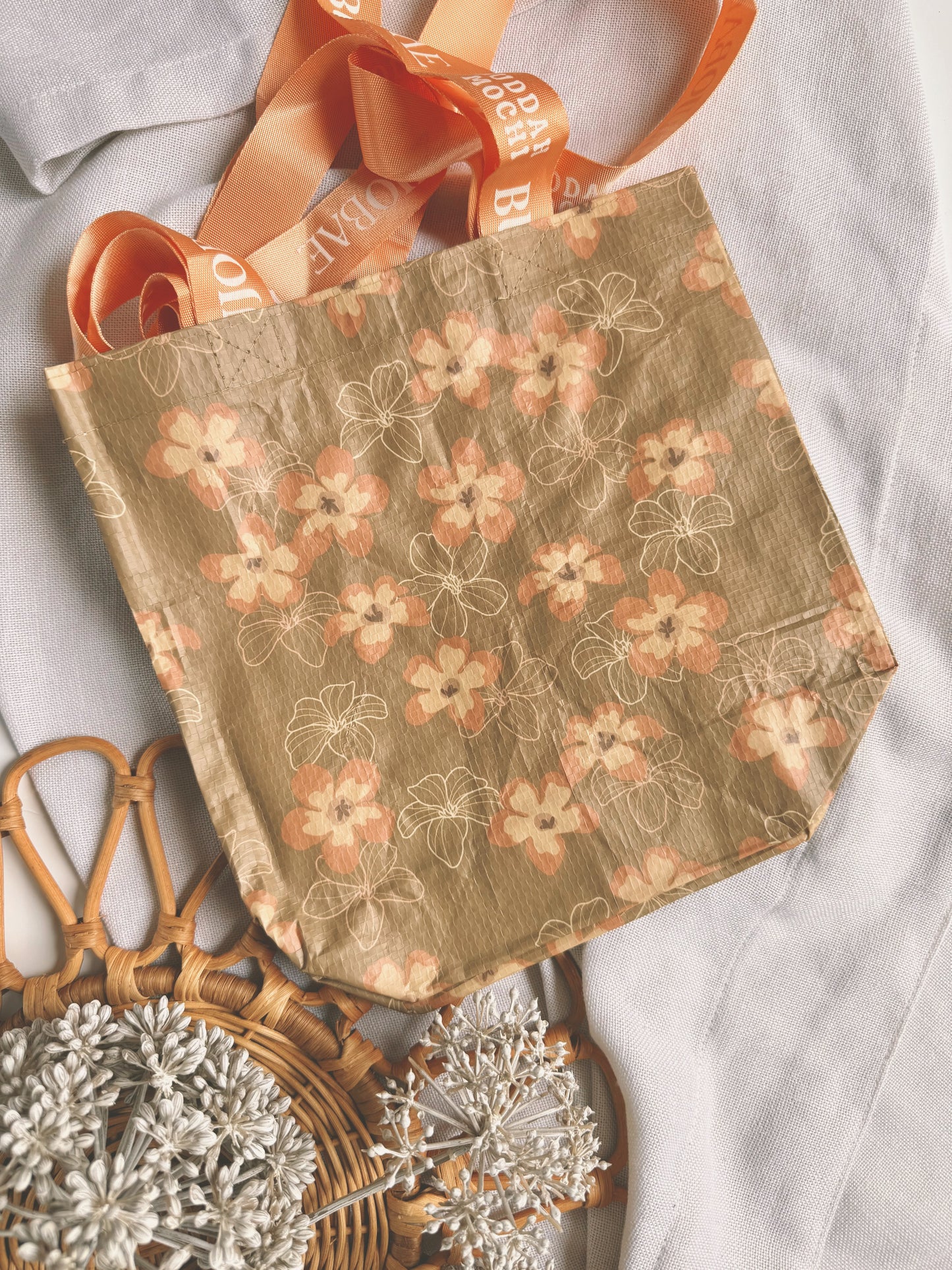 Puakenikeni in Honey Hue | MANINI Bombucha Bag by BUDDAH MOCHI KIDS x Bujo Bae