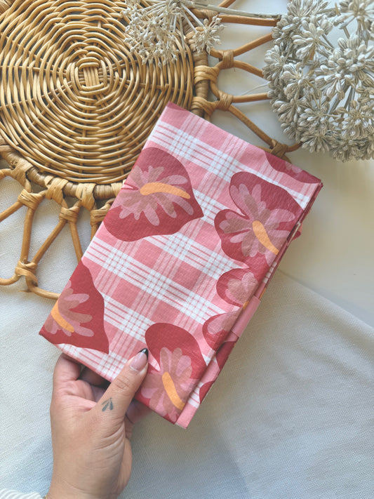 Hilo Red Anthurium x Palaka | BEBEH Bag by BUDDAH MOCHI KIDS x Bujo Bae