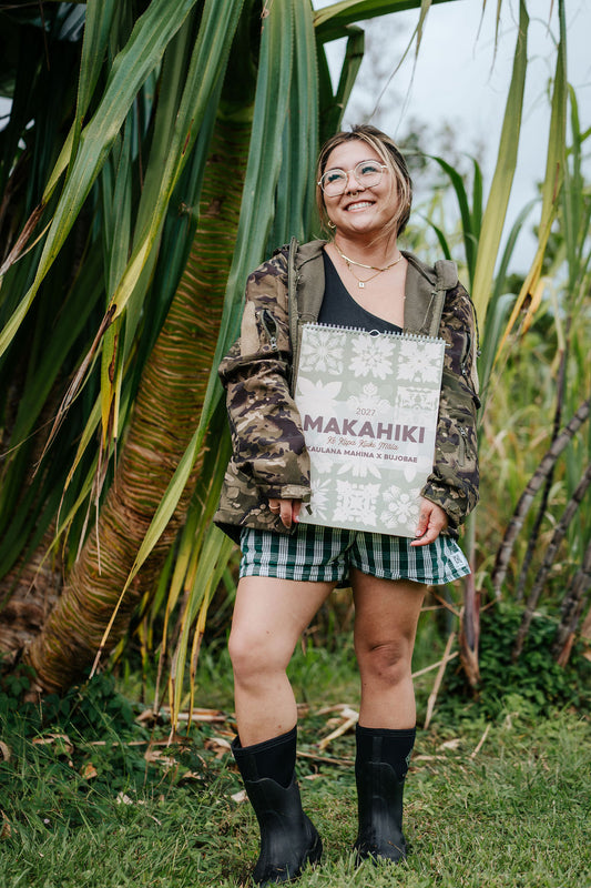 PREORDER Makahiki 2027| Wall Calendar by Bujo Bae x Kaulana Mahina