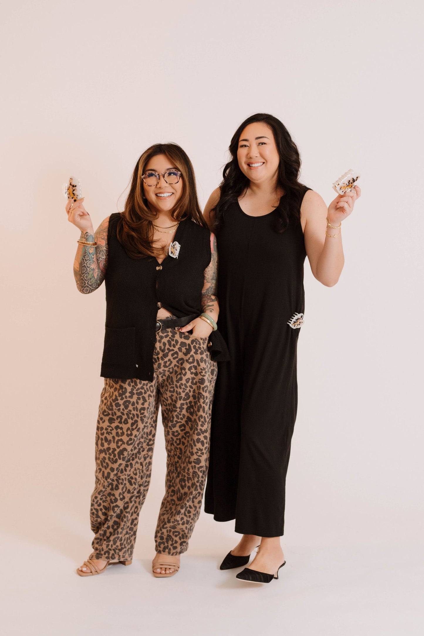 MINI Hilo Anthurium in Pearl Tortoise Shell  | Claw Clip by COOPMONSTER x Bujo Bae