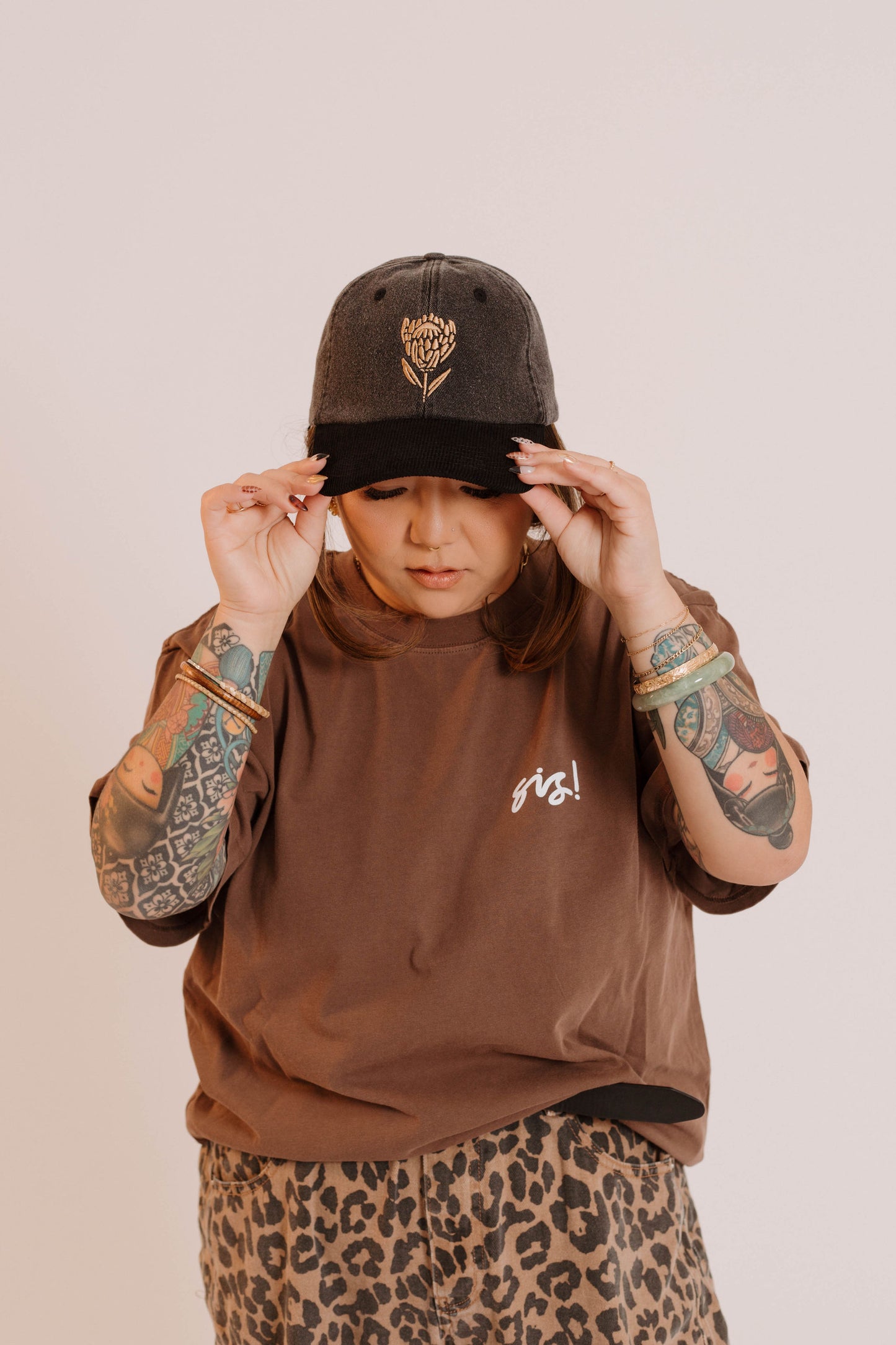 BAE in Slay Slate | Corduroy x Denim Hat