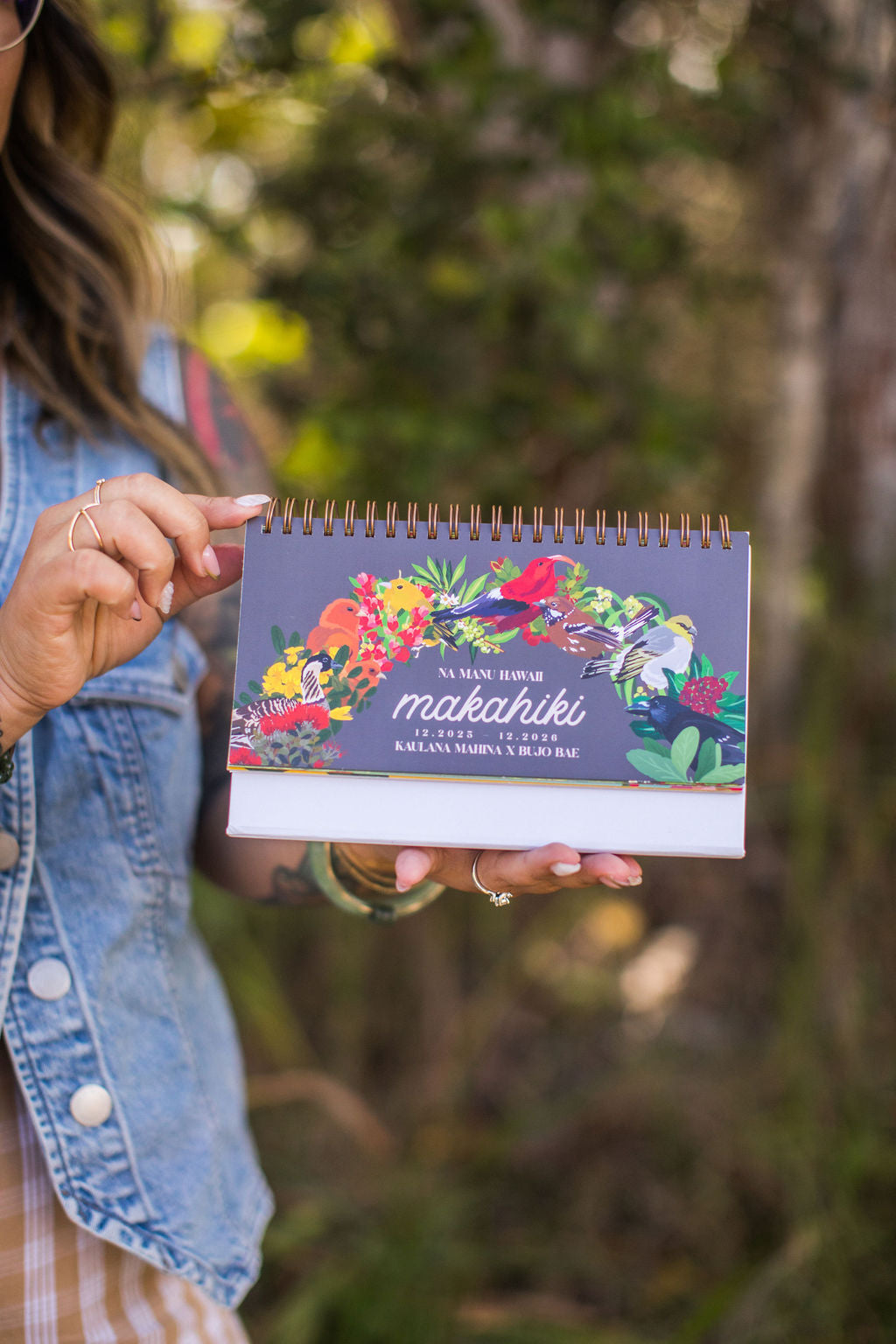 PREORDER Makahiki | DESK Calendar 12.2025 to 12.2026 by Bujo Bae x Kaulana Mahina
