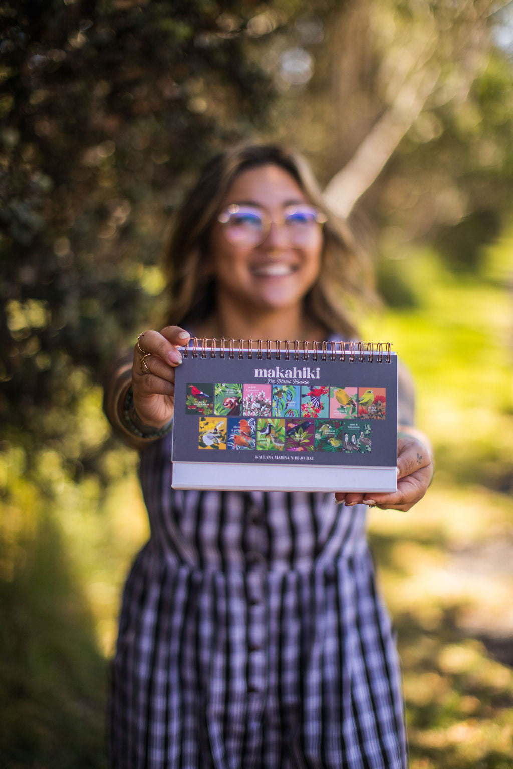 PREORDER Makahiki | DESK Calendar 12.2025 to 12.2026 by Bujo Bae x Kaulana Mahina
