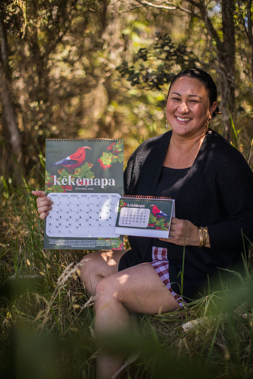 PREORDER Makahiki | DESK Calendar 12.2025 to 12.2026 by Bujo Bae x Kaulana Mahina