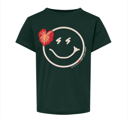 PRE ORDER: KEIKI CHRISTMAS SMILEY X ANTHURIUM | Tee x SHORT STACK HAWAII