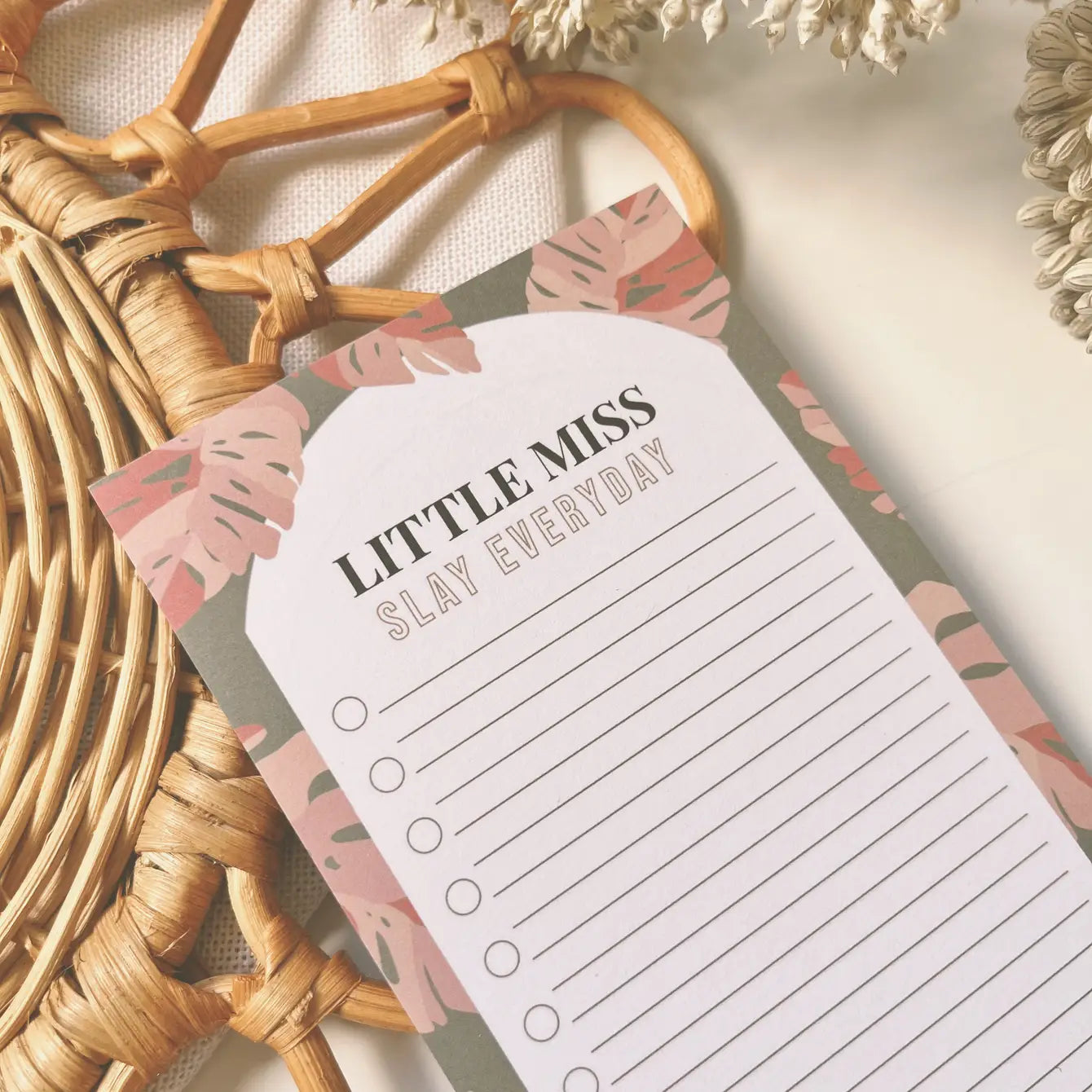 Little Miss Slay Everyday | To Do List Notepad