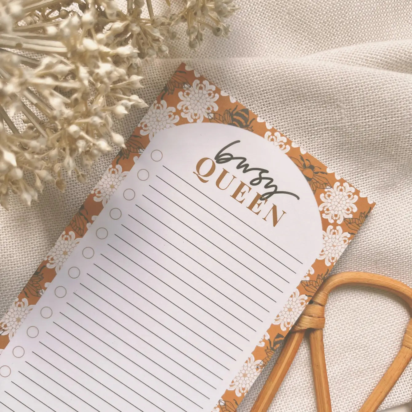 Busy Queen | To Do List Notepad
