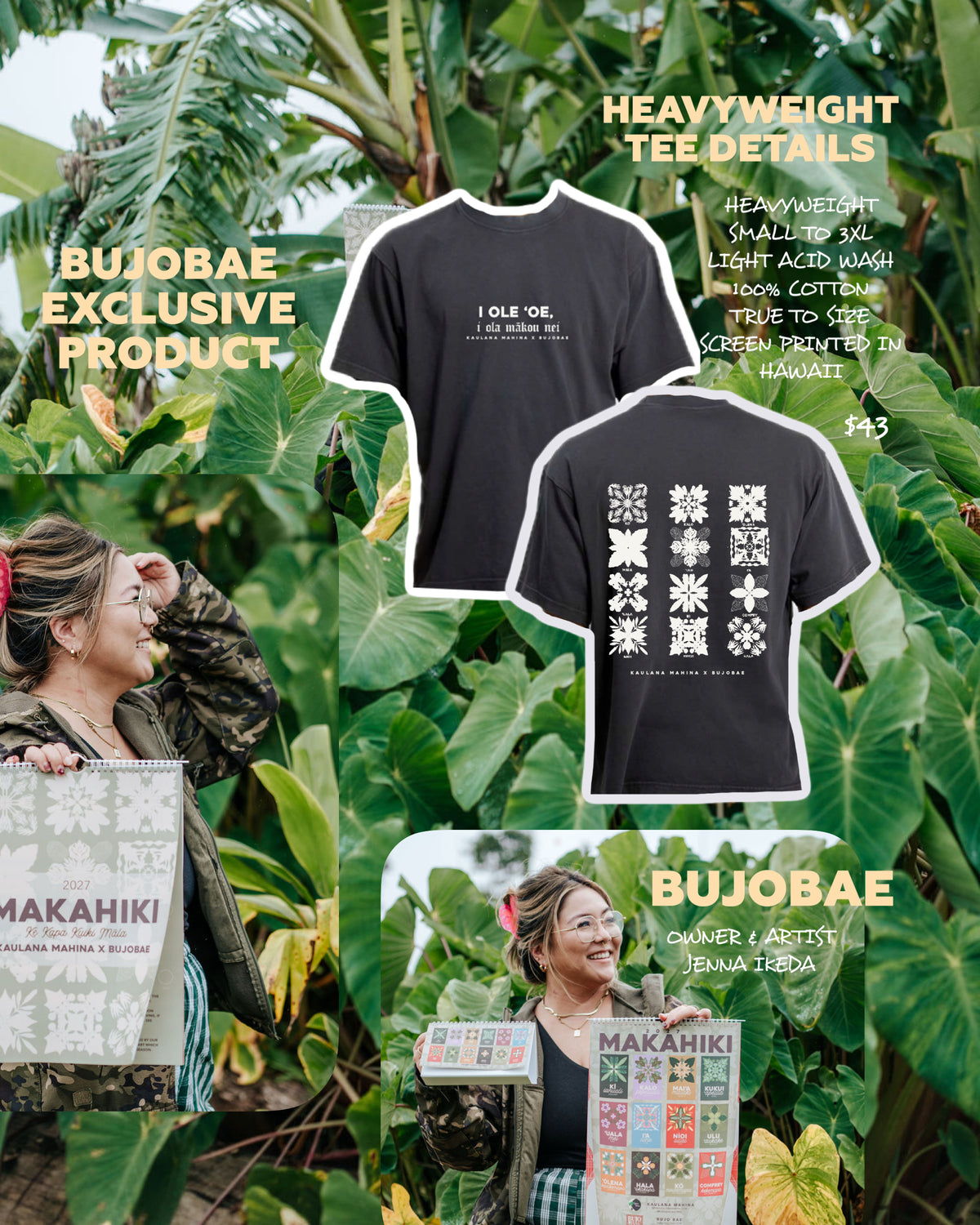 PREORDER MAKAHIKI: I OLA 'OE, I OLA MĀKOU NEI | Heavyweight Tee